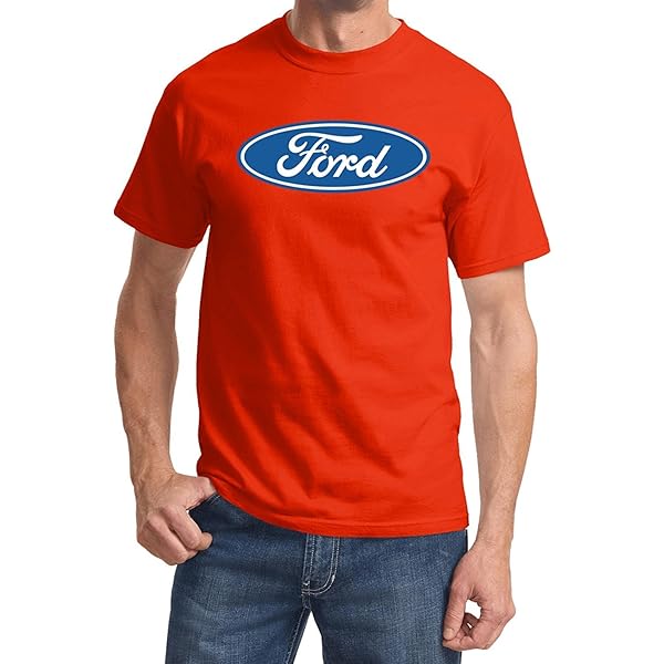 Amazon.com: Ford Oval Logo Emblem T-Shirt Ford Men's Shirts